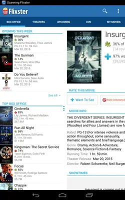 Flixster android App screenshot 4